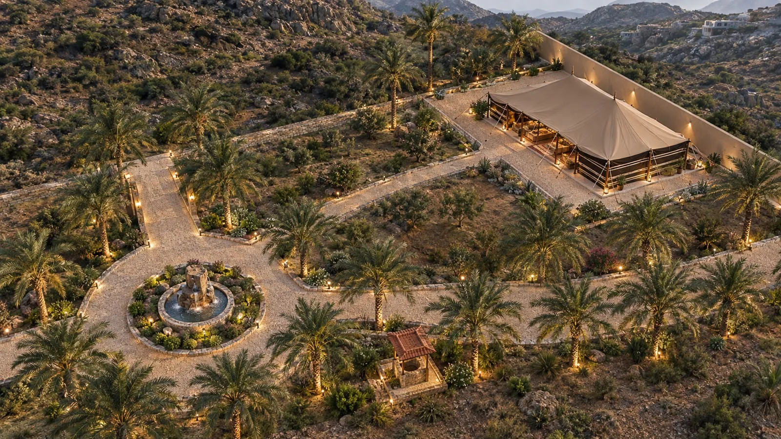 تصميم وتنسيق المساحات الخارجية واللاندسكيب